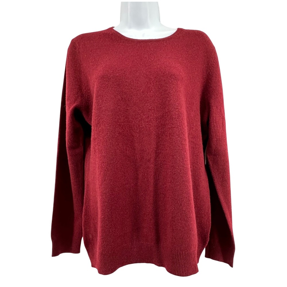 Cashmere Crewneck Sweater Old Money Minimalist Quiet Luxury Preppy Womens L‎
